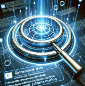 Поисковая система сканирует страницу с выделенной разметкой Schema