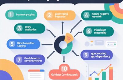 ТОП 10 ошибок при составлении семантического ядра в SEO